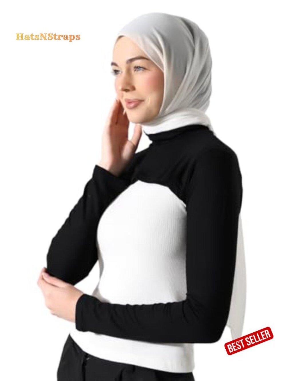 Women's Hijab Muslim Prayer Sleeve Soft Stretch Viscose Lycra Arm Cover